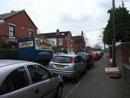 View of Hubert Road and Rose Cottages