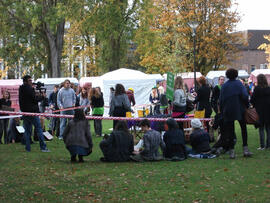 Farmers' Market and Student 'Demonstration' for Oxfam 2