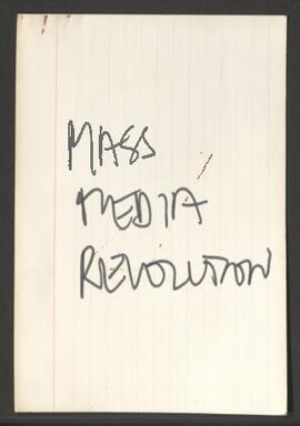 Mass media revolution