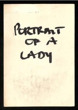 Portrait of a lady