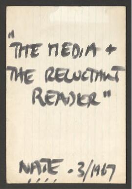 The media and the reluctant reader