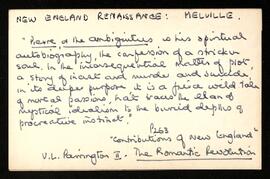 Melville + Hawthorne